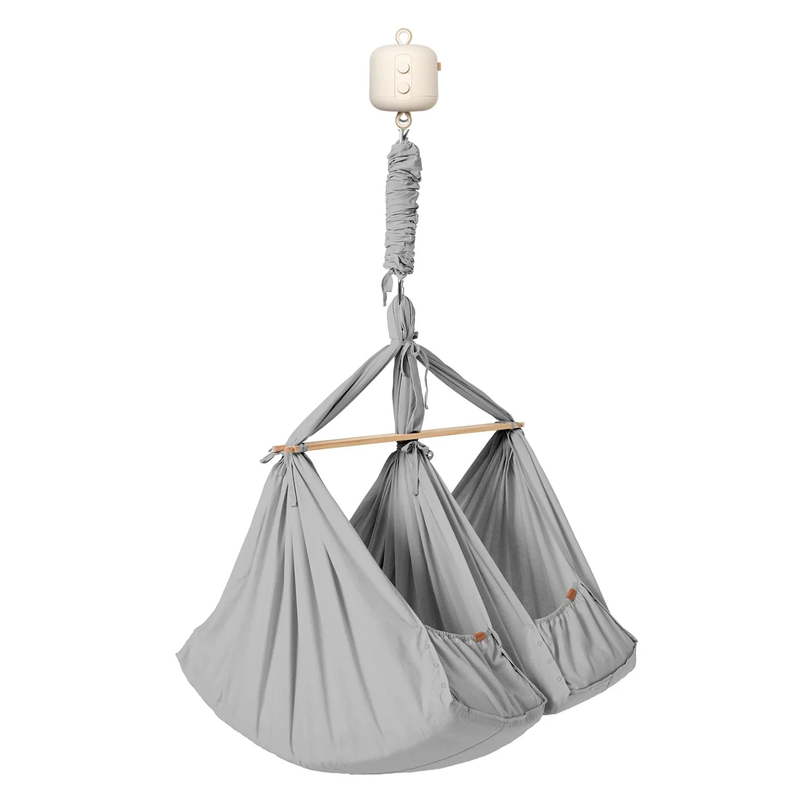 Twin baby hammock with cradle bouncer - Image 4