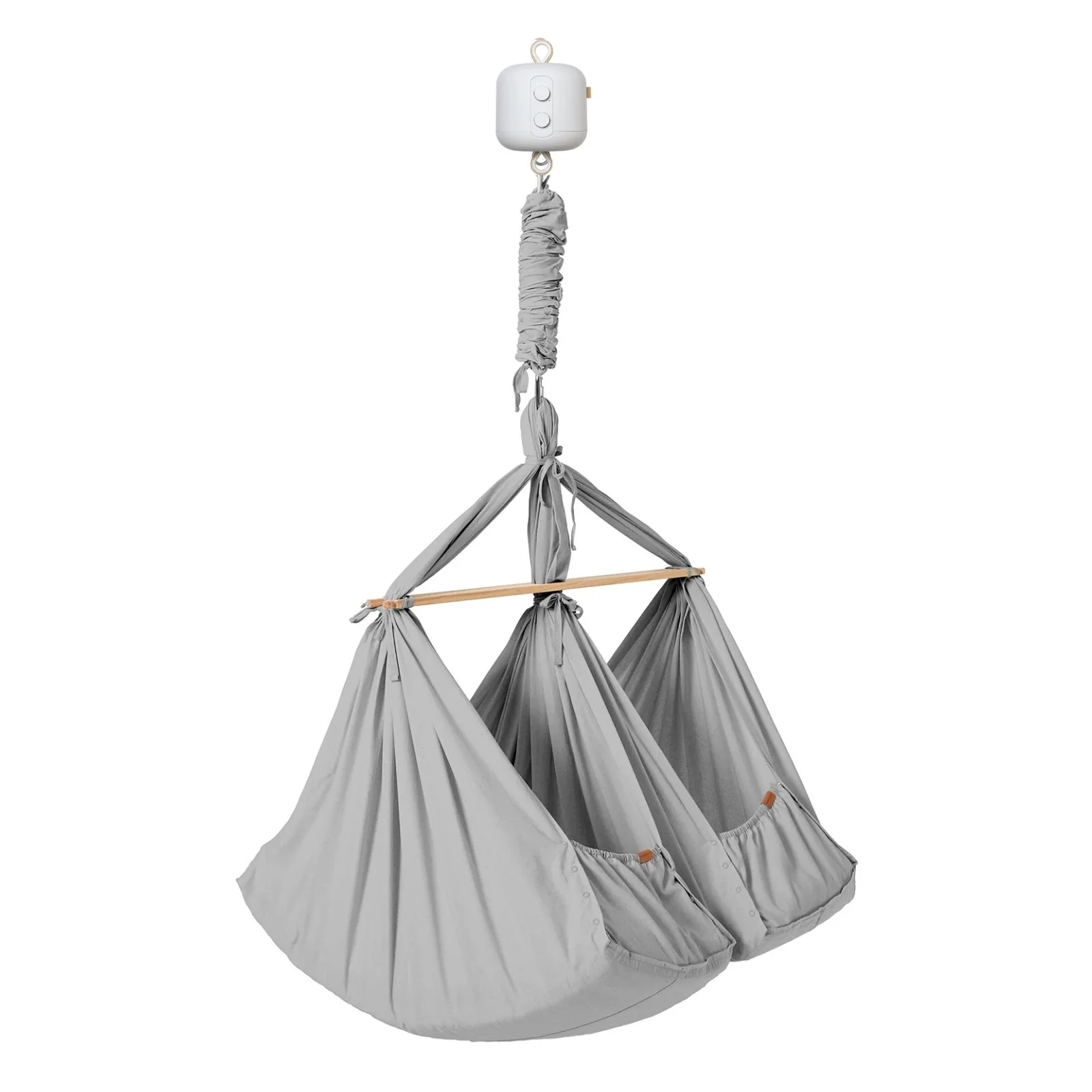 Twin baby hammock with cradle bouncer - Image 5