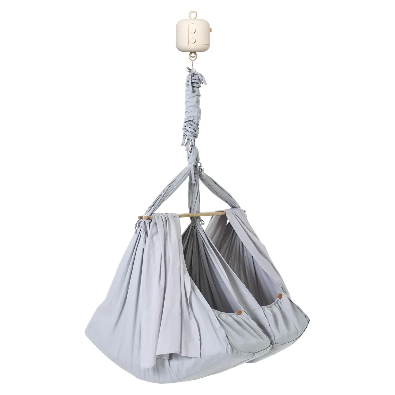 Twin baby hammock with cradle bouncer - Image 3