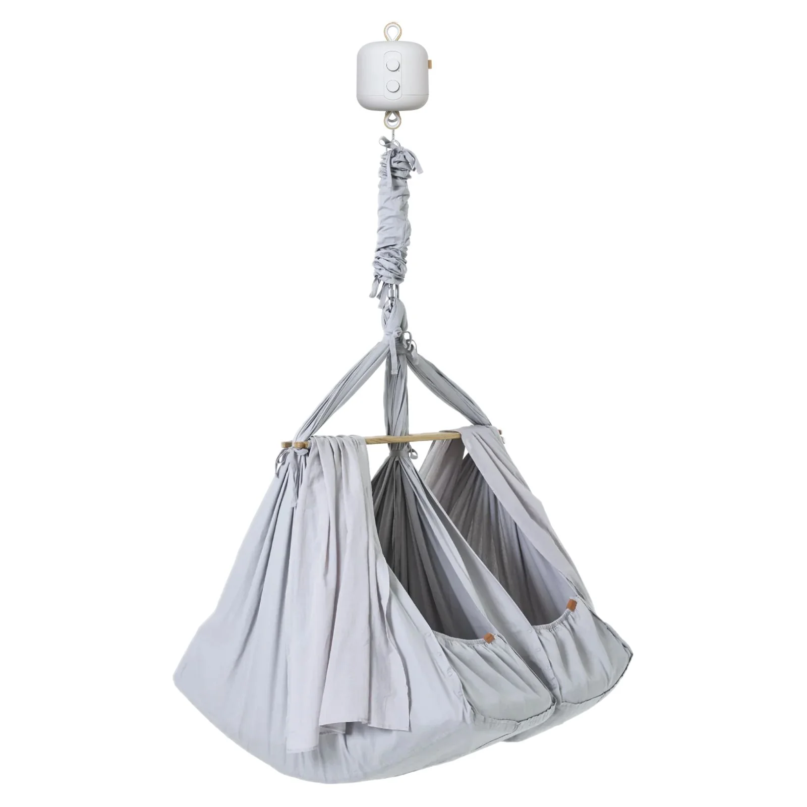 Twin baby hammock with cradle bouncer - Image 4