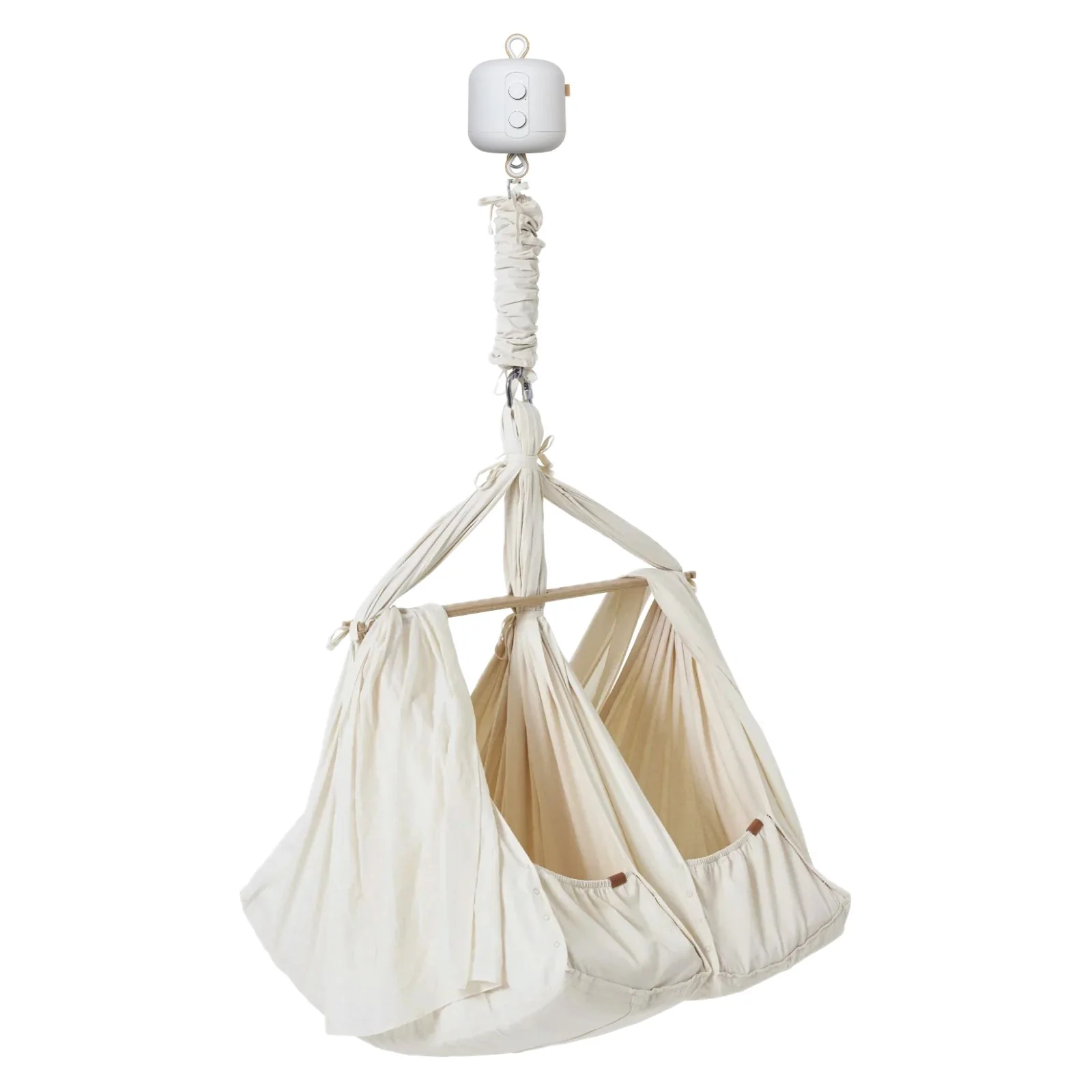 Twin baby hammock with cradle bouncer - Image 5